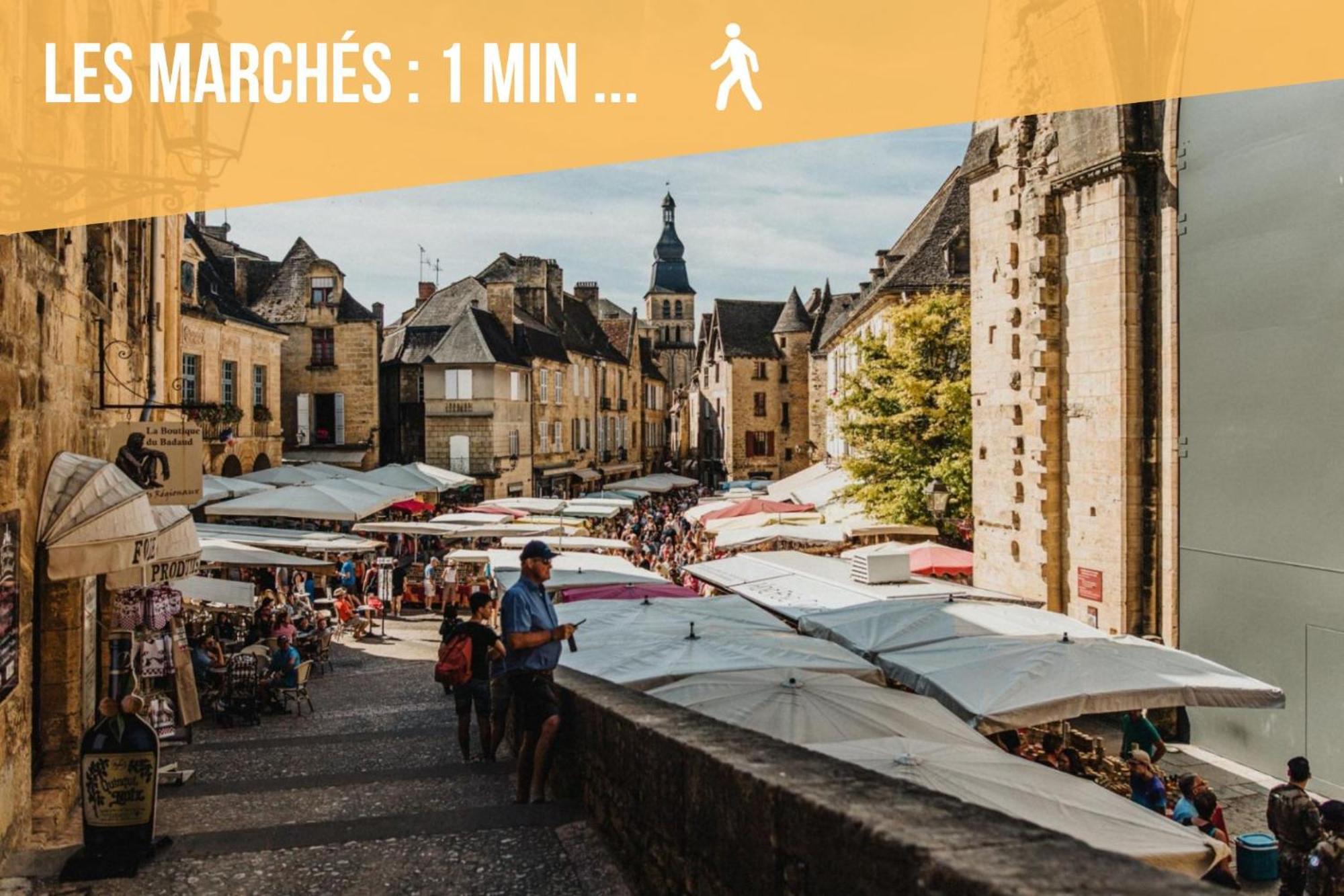 3 Pieces, Climatise, Calme, 100M Du Centre, Parking, "Lyriade" Sarlat-la-Canéda Kültér fotó